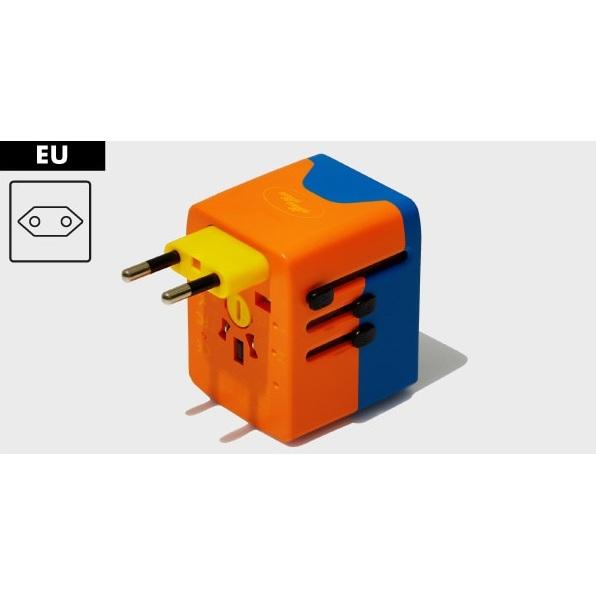 [KJ Select] 現貨 隔日到貨Wiggle Wiggle 萬國旅行轉接頭 彩色積木造型 附收納包 韓國代購正品-細節圖7