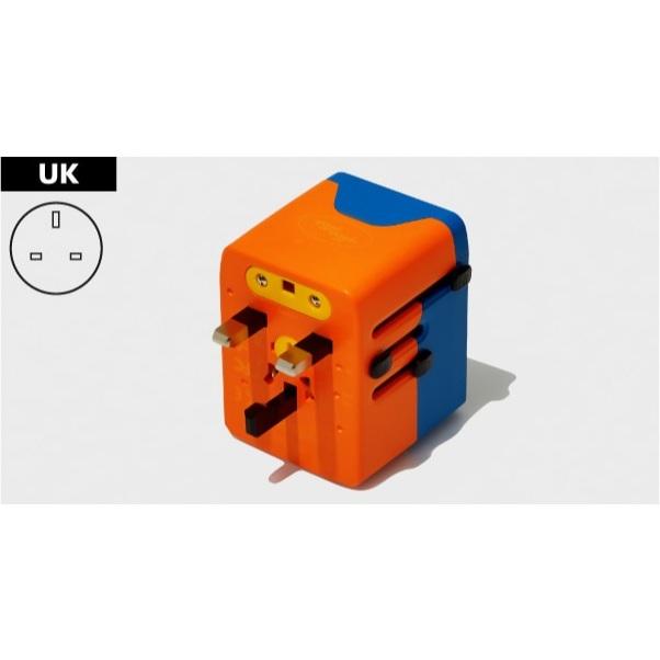 [KJ Select] 現貨 隔日到貨Wiggle Wiggle 萬國旅行轉接頭 彩色積木造型 附收納包 韓國代購正品-細節圖8