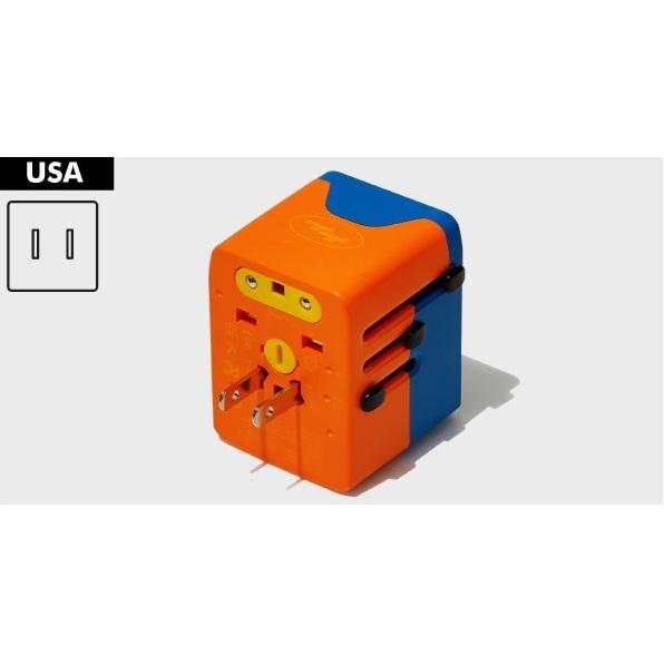 [KJ Select] 現貨 隔日到貨Wiggle Wiggle 萬國旅行轉接頭 彩色積木造型 附收納包 韓國代購正品-細節圖9