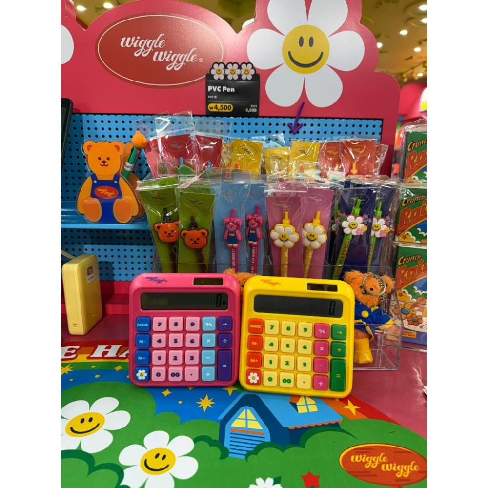 KJ Select 🇰🇷韓國代購💗 Wiggle Wiggle 超可愛文具小物💗 計算機/捲尺/訂書機-細節圖2