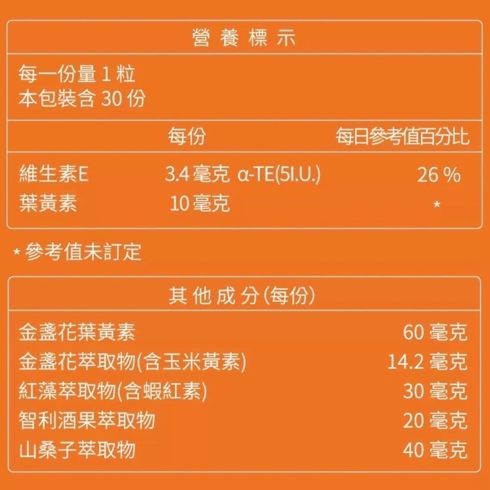 【大研生醫】視易適葉黃素  30粒/盒-細節圖2