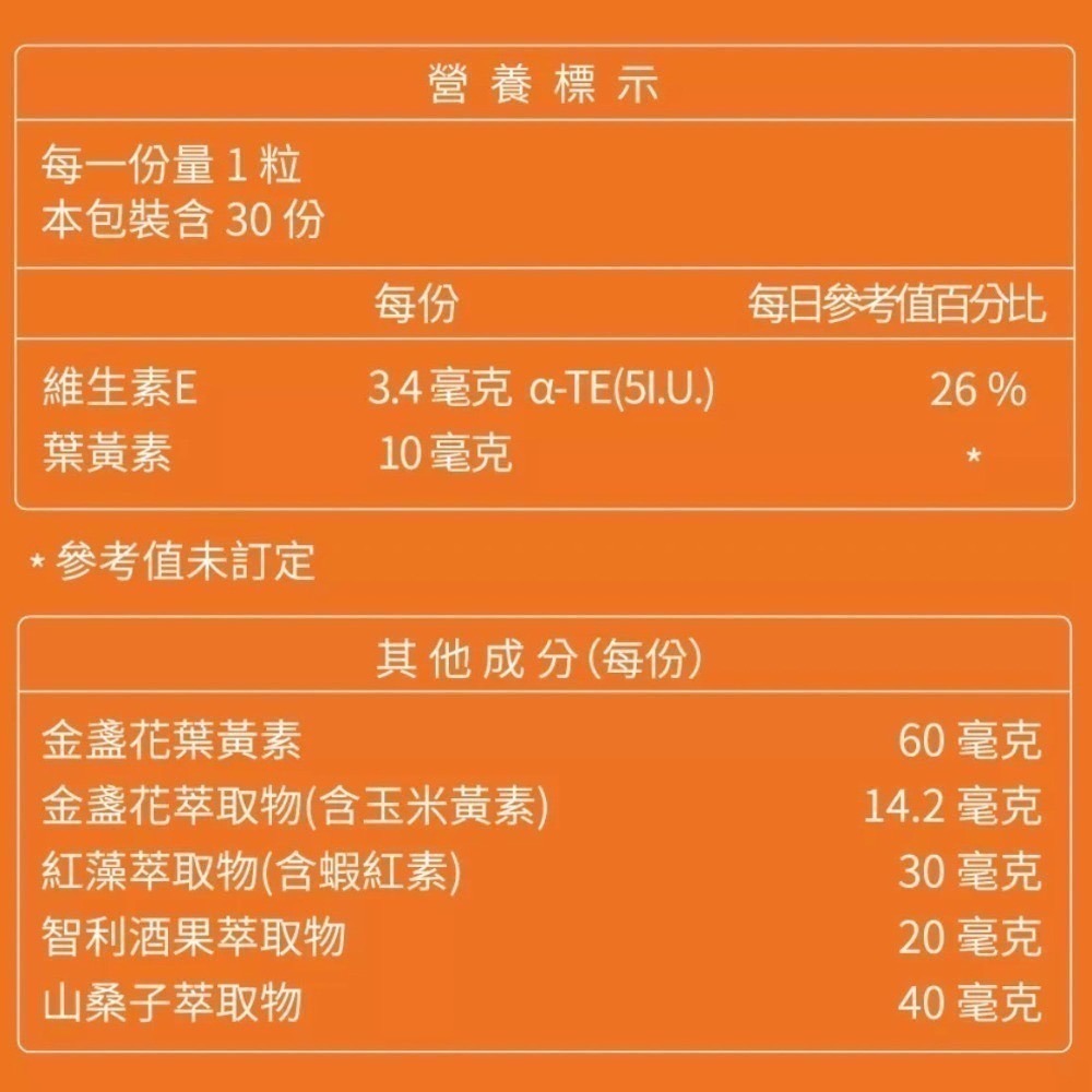 【大研生醫】視易適葉黃素  30粒/盒-細節圖2