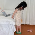 兒童｜華夫格睡裙無袖家居服-規格圖8