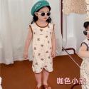 兒童｜華夫格睡裙無袖家居服-規格圖8