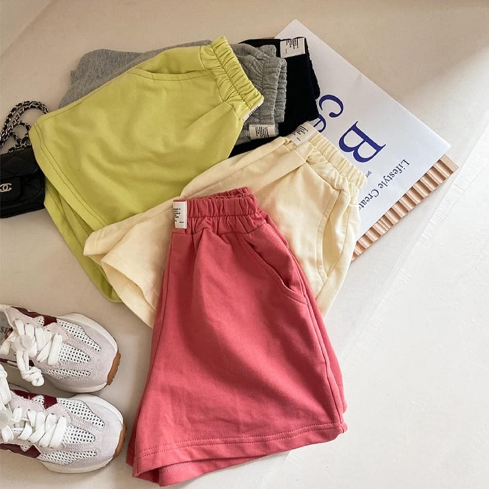 兒童｜韓版百搭寬鬆運動短褲-細節圖3