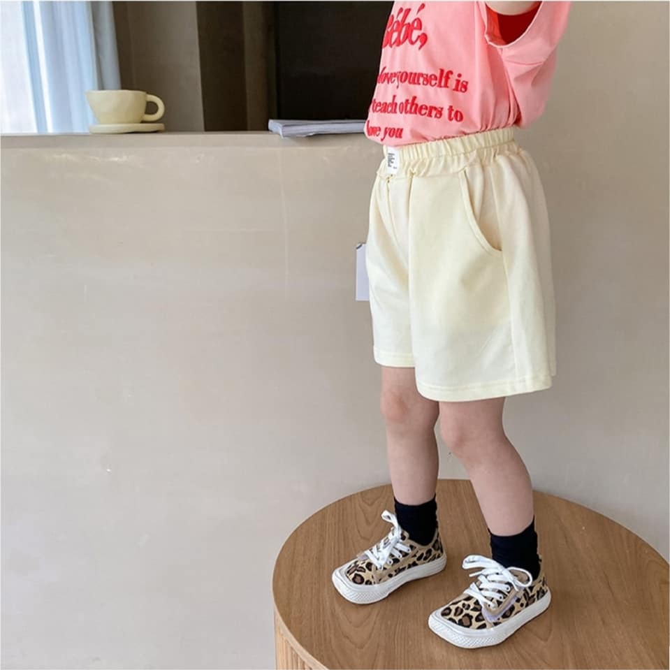 兒童｜韓版百搭寬鬆運動短褲-細節圖5