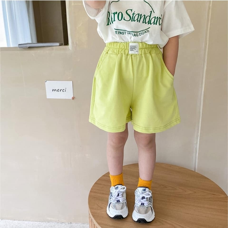 兒童｜韓版百搭寬鬆運動短褲-細節圖7