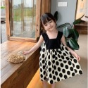 女寶｜韓款大波點拼接背心洋裝-規格圖7