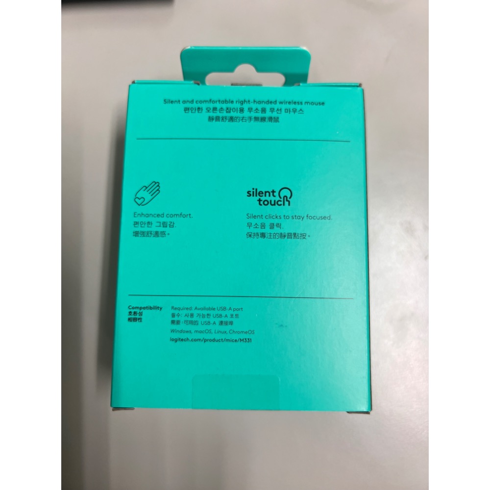 Logitech 羅技 M331 Silent靜音無線滑鼠（黑）-細節圖3