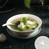 【港式香茜皮蛋】生滾龍虎石斑鮮魚湯