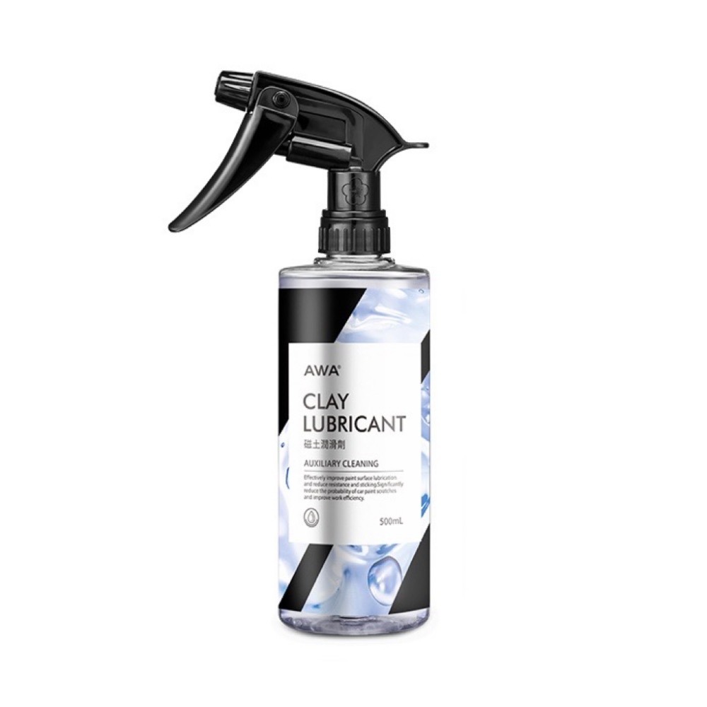 台灣24H出貨 AWA 磁土潤滑劑 500ml 黏土潤滑劑 美容黏土 美容磁土 跑黏土 黏土潤滑 去鐵粉 瓷土潤滑-細節圖2