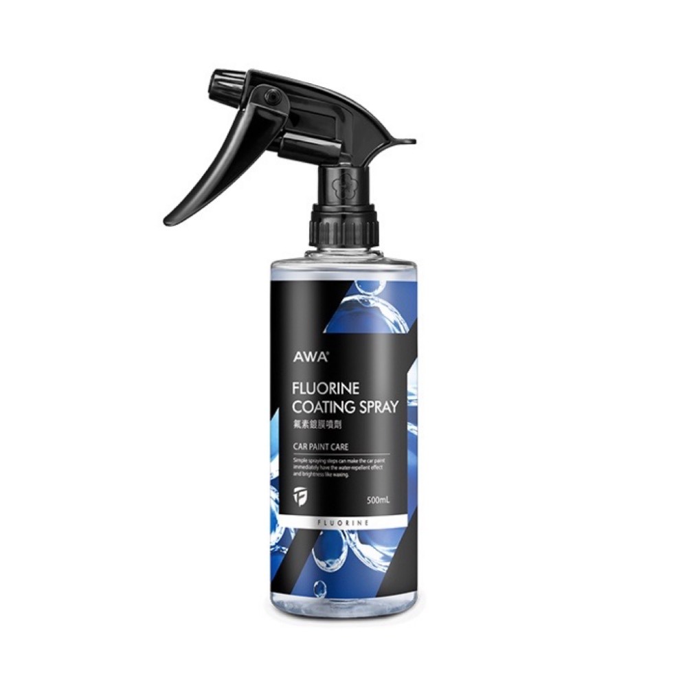 台灣24H出貨 AWA 氟素鍍膜噴劑 500ml 鍍膜洗車 漆面維護 鍍膜維護 鍍膜 水鍍膜 鍍膜劑 噴蠟 噴臘 封體蠟-細節圖2