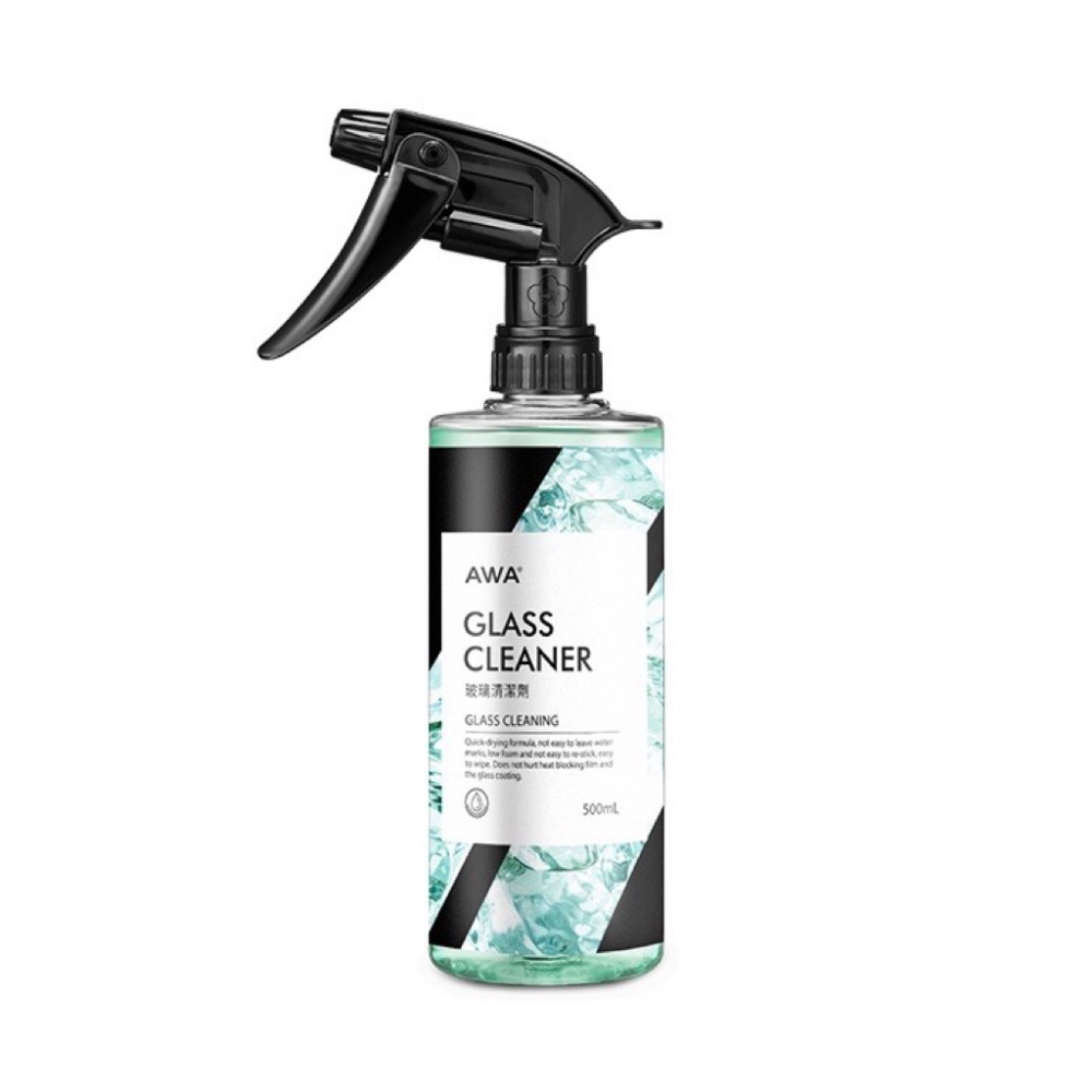 台灣24H出貨 AWA 玻璃清潔劑 500ml 玻璃清潔 玻璃明亮劑 玻璃清潔 汽車玻璃清潔劑 玻璃 鏡子清潔 清潔劑-細節圖2