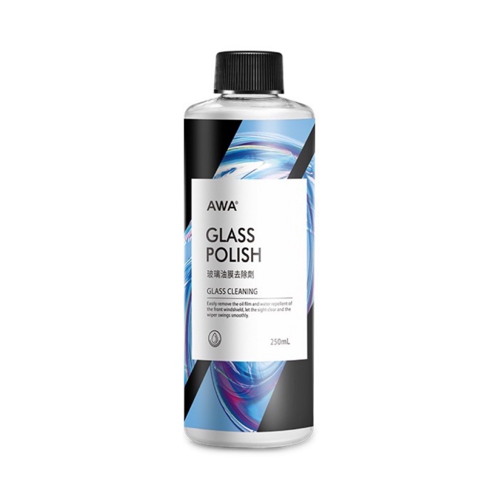 台灣24H出貨 AWA 玻璃油膜去除劑 250ml 除油膜 玻璃清潔 玻璃除油膜 油膜 油膜去除 去油膜 玻璃粉-細節圖2