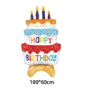彩色站立蛋糕氣球(100x60cm)