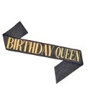 生日背帶 - Queen黑色(單背帶)