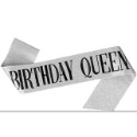 生日背帶 - Queen銀色(單背帶)