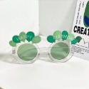 生日眼鏡-透明綠氣球-綠片（掉漆/不平整