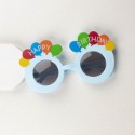 生日眼鏡-淺藍氣球(塗鴉款)