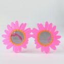 生日眼鏡-亮粉太陽花