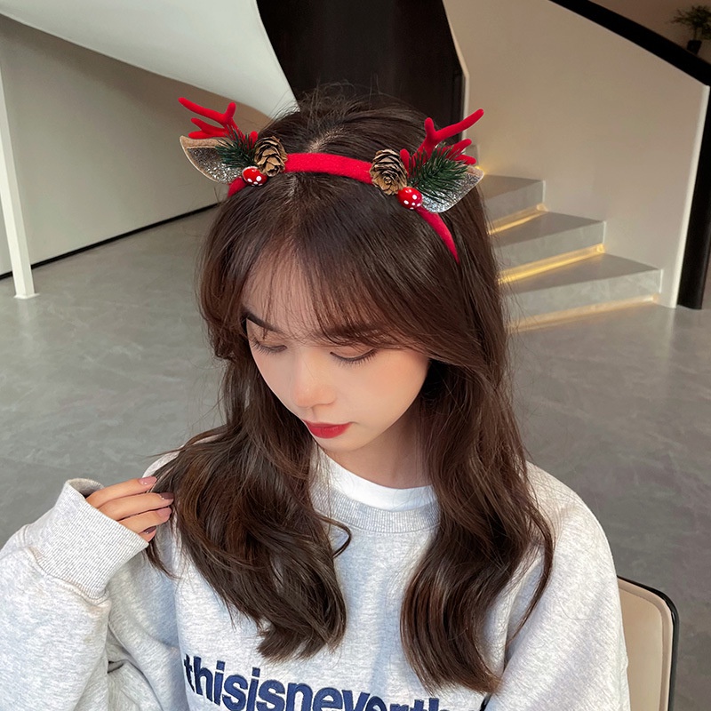24H現貨出貨附發票【8件88折】聖誕髮箍 聖誕節髮箍 聖誕樹 聖誕頭飾 鹿角髮箍 聖誕節頭飾 聖誕節裝扮 聖誕節髮飾-細節圖5