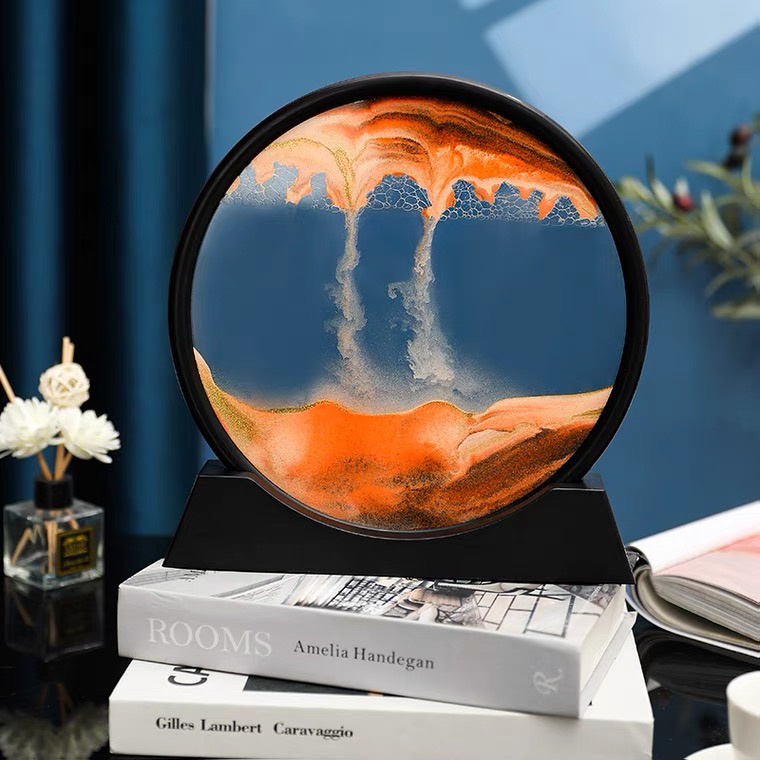 24H現貨出貨附發票【3D流沙】流沙畫 沙畫 山水畫 流沙 交換禮物 流砂 流沙畫擺飾 沙漏畫 流沙擺飾 動沙藝術-細節圖4