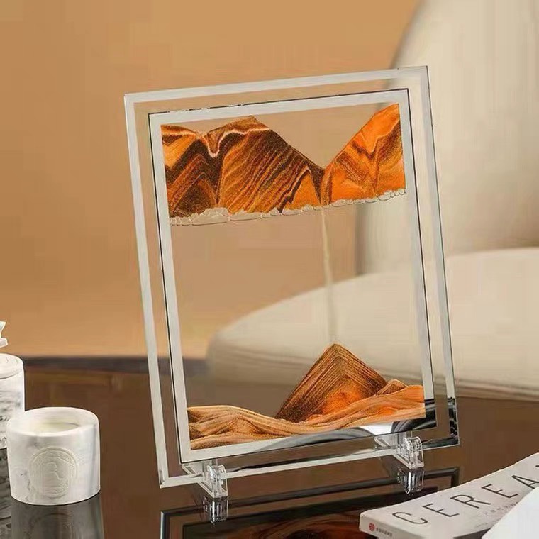 24H現貨出貨附發票【3D流沙】流沙畫 沙畫 山水畫 流沙 交換禮物 流砂 流沙畫擺飾 沙漏畫 流沙擺飾 動沙藝術-細節圖8