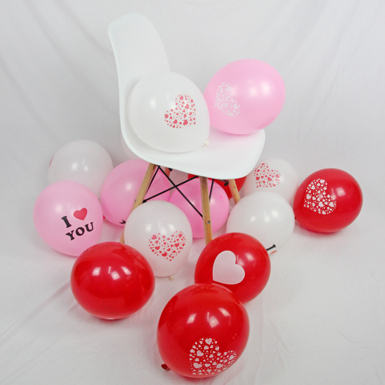24H現貨出貨附發票【愛心 I ❤ YOU 氣球】12吋氣球 乳膠氣球 生日快樂氣球 慶生氣球 生日氣球 派對氣球 氣球-細節圖2