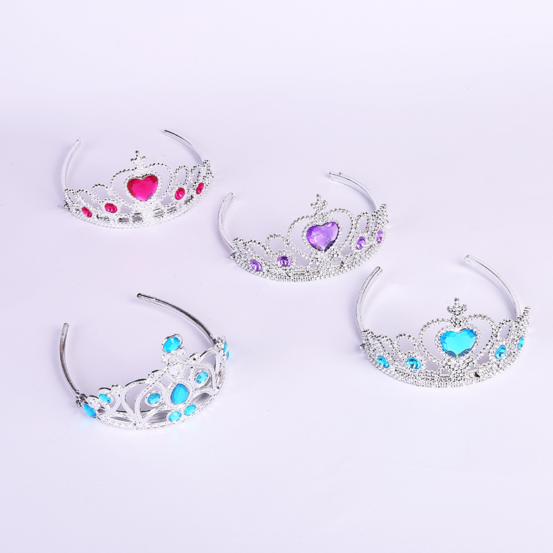 24H現貨出貨附發票【愛心寶石皇冠】生日皇冠 皇冠頭飾 皇冠髮箍 公主皇冠 皇冠髮飾 生日帽 公主帽 兒童皇冠 生日道具-細節圖3