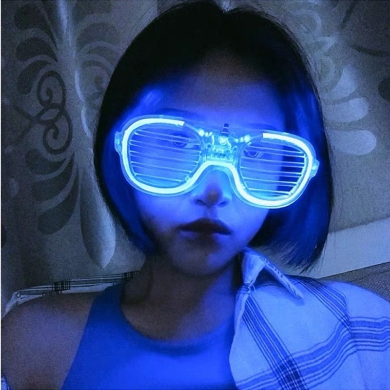 24H現貨出貨 發光眼鏡 派對眼鏡 LED眼鏡 蹦迪眼鏡 夜店眼鏡 閃光眼鏡 變色眼鏡 閃亮眼鏡 生日-細節圖4