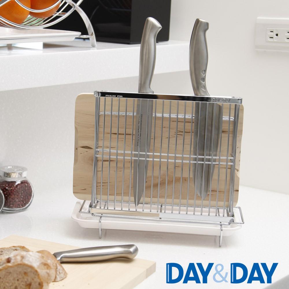 【網路超市】DAY&DAY【DAY&DAY】桌上型刀柄砧板架(扁條)(ST3215T)/原價1800/特價1390-細節圖2