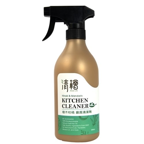 清檜 Hinoki Life 檜木柑橘廚房清潔劑 500ml 輕鬆洗淨廚房各種油垢-細節圖4