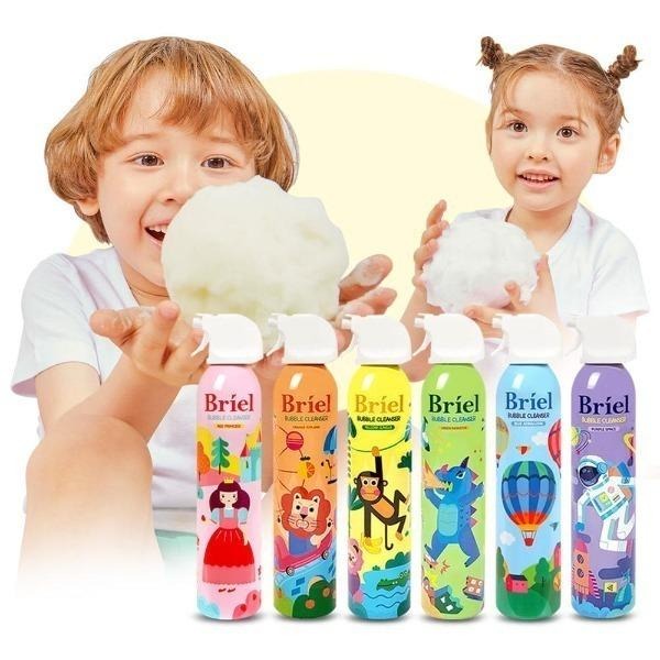 韓國製 Briel 魔法泡泡兒童沐浴慕斯 沐浴 洗澡 玩水 洗頭 洗髮 沐浴乳 洗髮乳 洗澡玩具-細節圖2