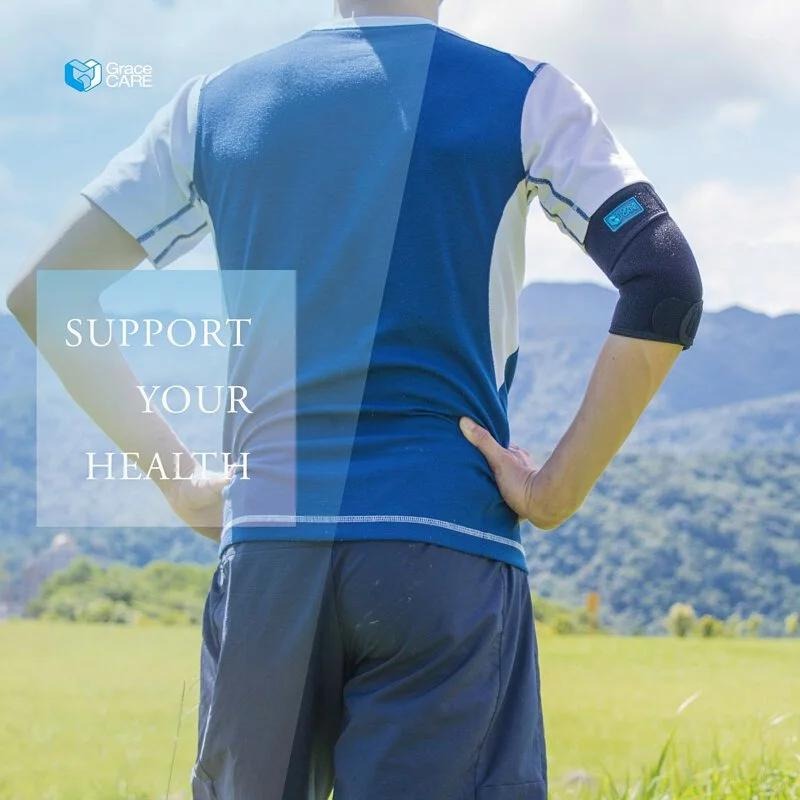 Grace CARE 竹炭護肘 調整式護肘 手肘工作護肘 台灣製造 【GC-EB221】-細節圖7