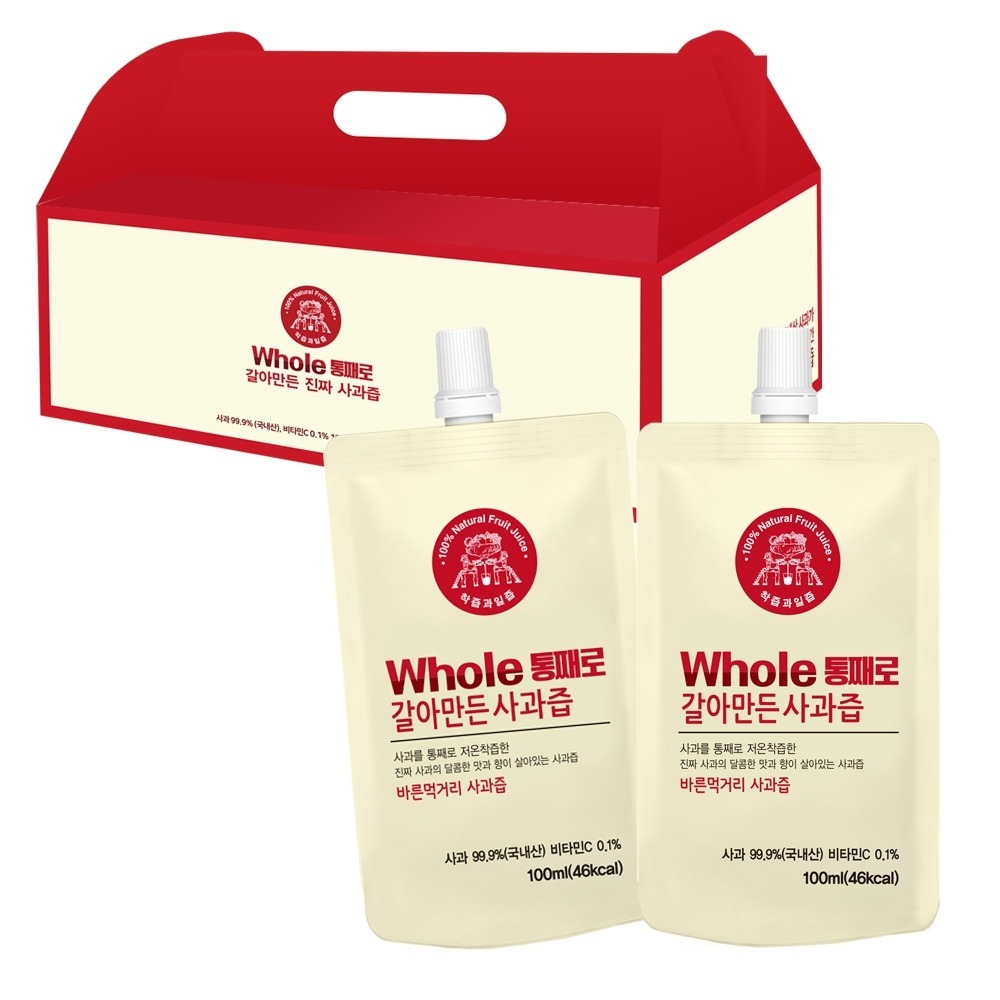 【 榨汁達人】有吸管蘋果汁100ml-1包