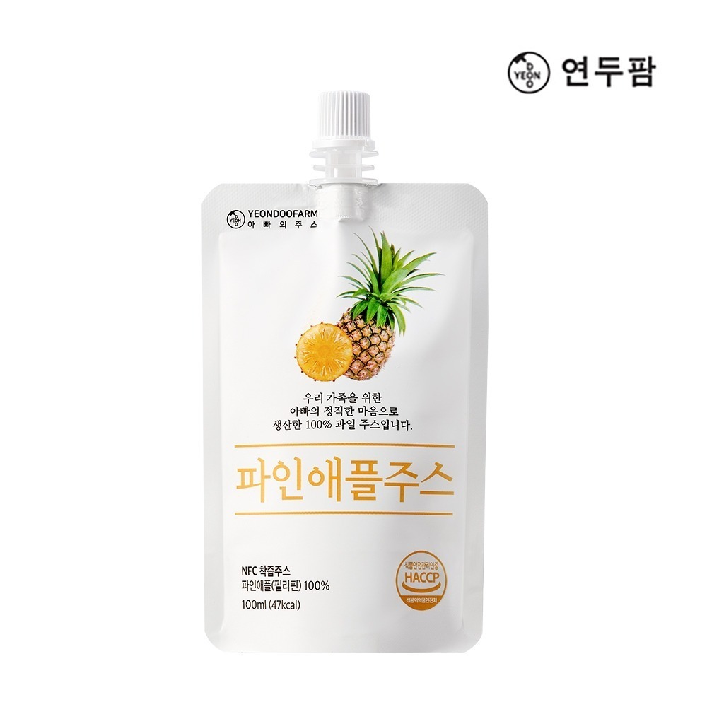 韓國 YEONDOO FARM 莊園好農 蔬果汁 鮮果汁 兒童果汁 100ml 妍杜農場 NF 純果汁 不添加水-規格圖8
