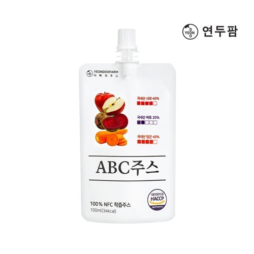 韓國 YEONDOO FARM 莊園好農 蔬果汁 鮮果汁 兒童果汁 100ml 妍杜農場 NF 純果汁 不添加水-規格圖8