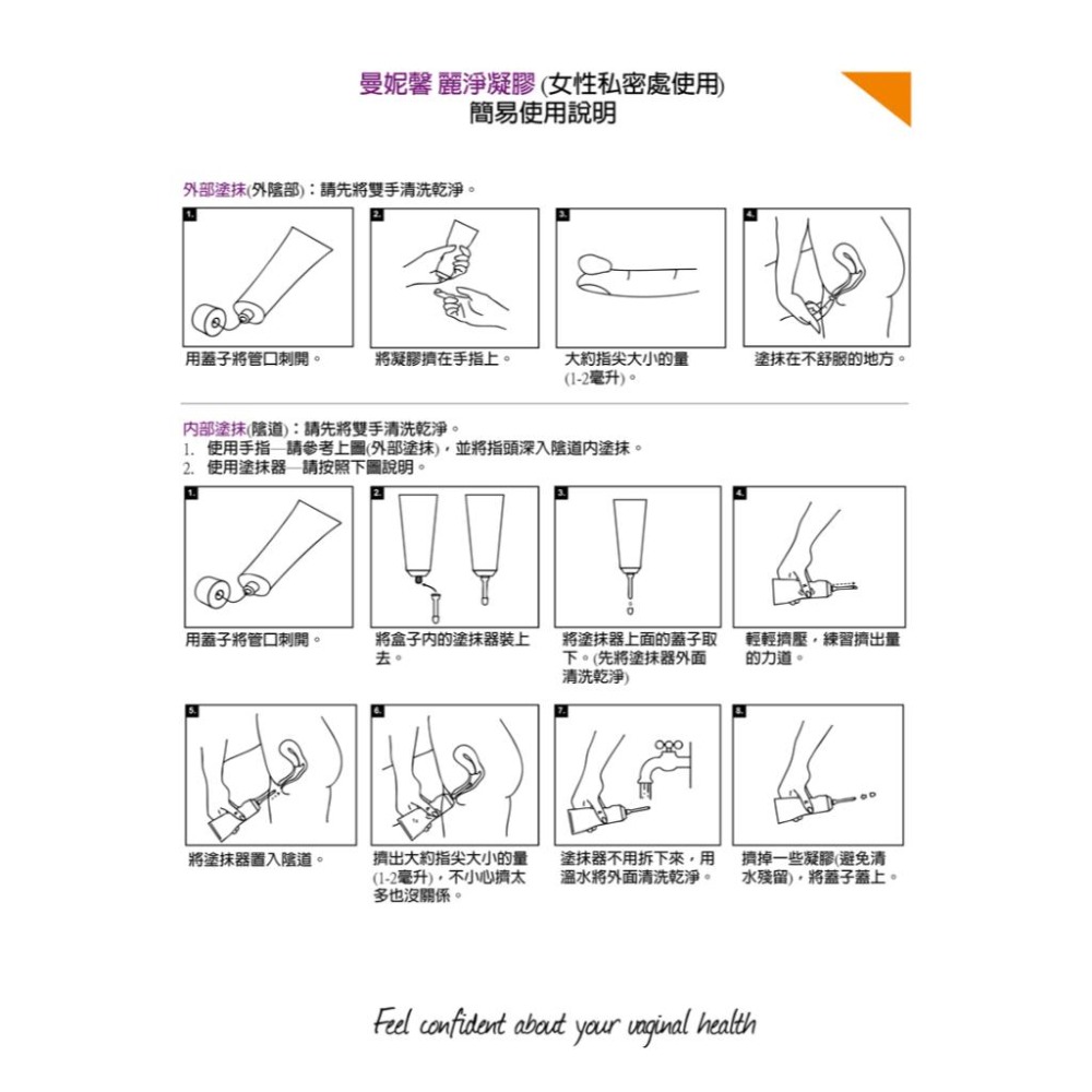 曼妮馨 Multi-Gyn LiquiGel 處理及紓緩私密處乾燥  30 ml 凝膠 芬淨慕斯-細節圖2