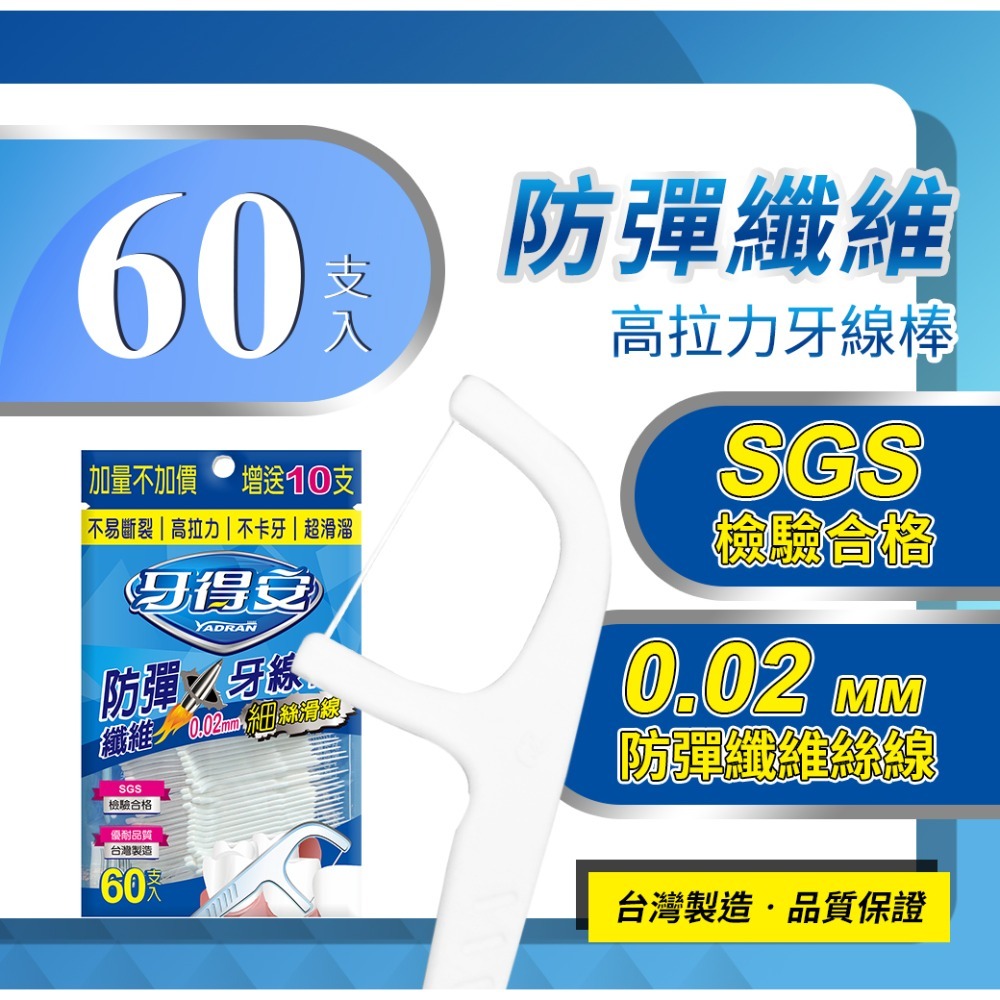 3M 細滑牙線棒 36支  附隨身盒 不易斷裂 給你潔牙新體驗 牙得安 兒童專用牙線棒-規格圖8