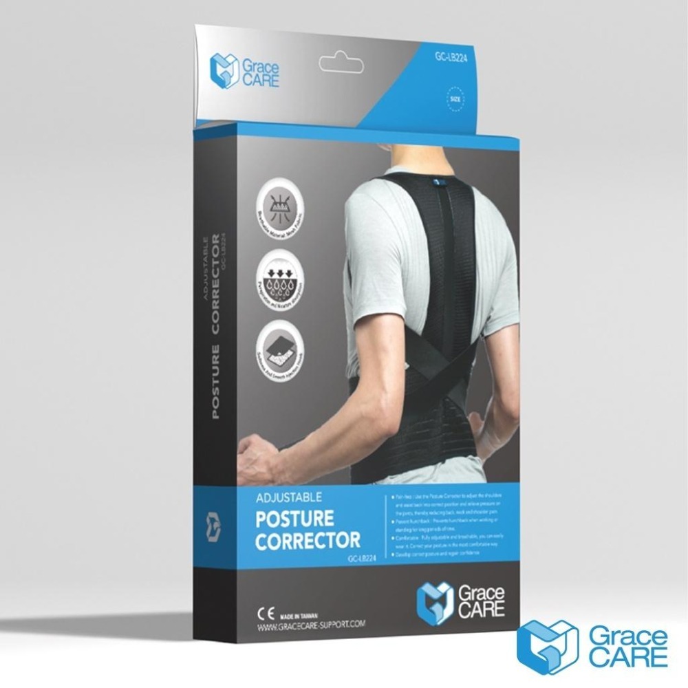 Grace CARE 駝背挺胸帶 台灣製造 【GC-LB224】-細節圖2