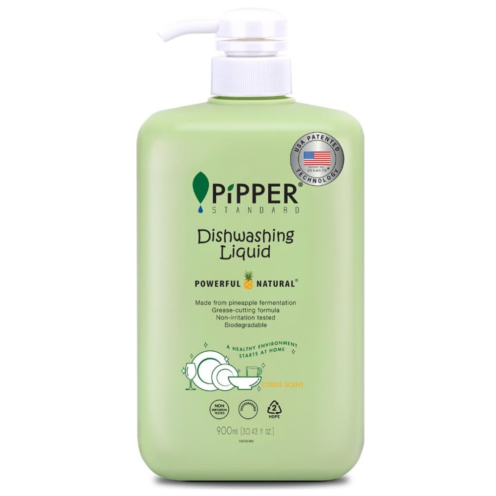 PiPPER STANDARD 沛柏 鳳梨酵素 洗碗精 柑橘900ml (溫和不咬手/超好沖洗)-細節圖7
