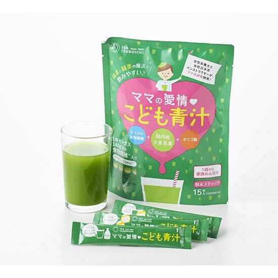 🔥日本熱銷商品🔥日本TSUBOICHI 製茶本舖-兒童即溶青汁 (3g×15入)-細節圖5
