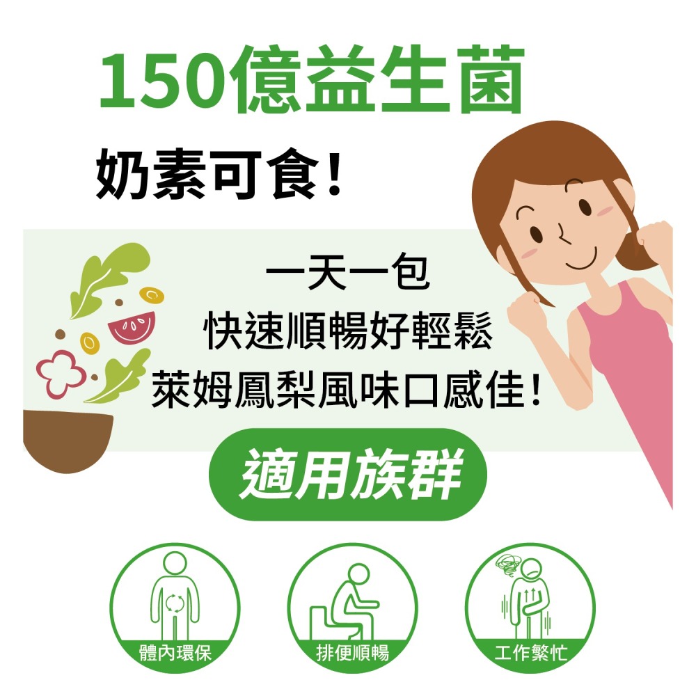 威舒暢 PLUS+益菌酵素 (30包入) 上班久坐 幫助消化排便順暢-細節圖7