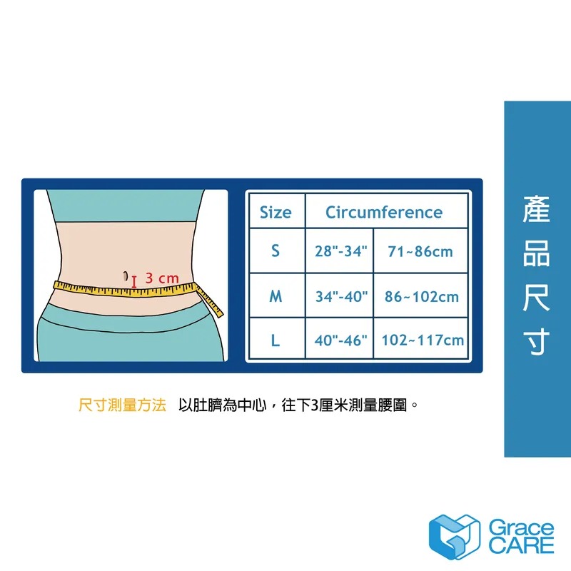 Grace CARE easyfort 滑輪護腰 “倍思親” 省力透氣短版三合一 LH220 省力護腰 短版護腰-細節圖6