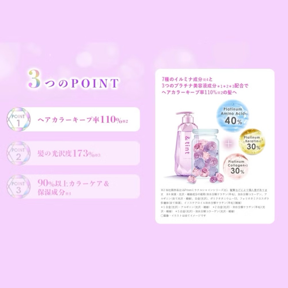 現貨❤️ 日本🇯🇵品牌 &tiny &honey COLOR SHINE 護色亮澤洗髮 精-細節圖3