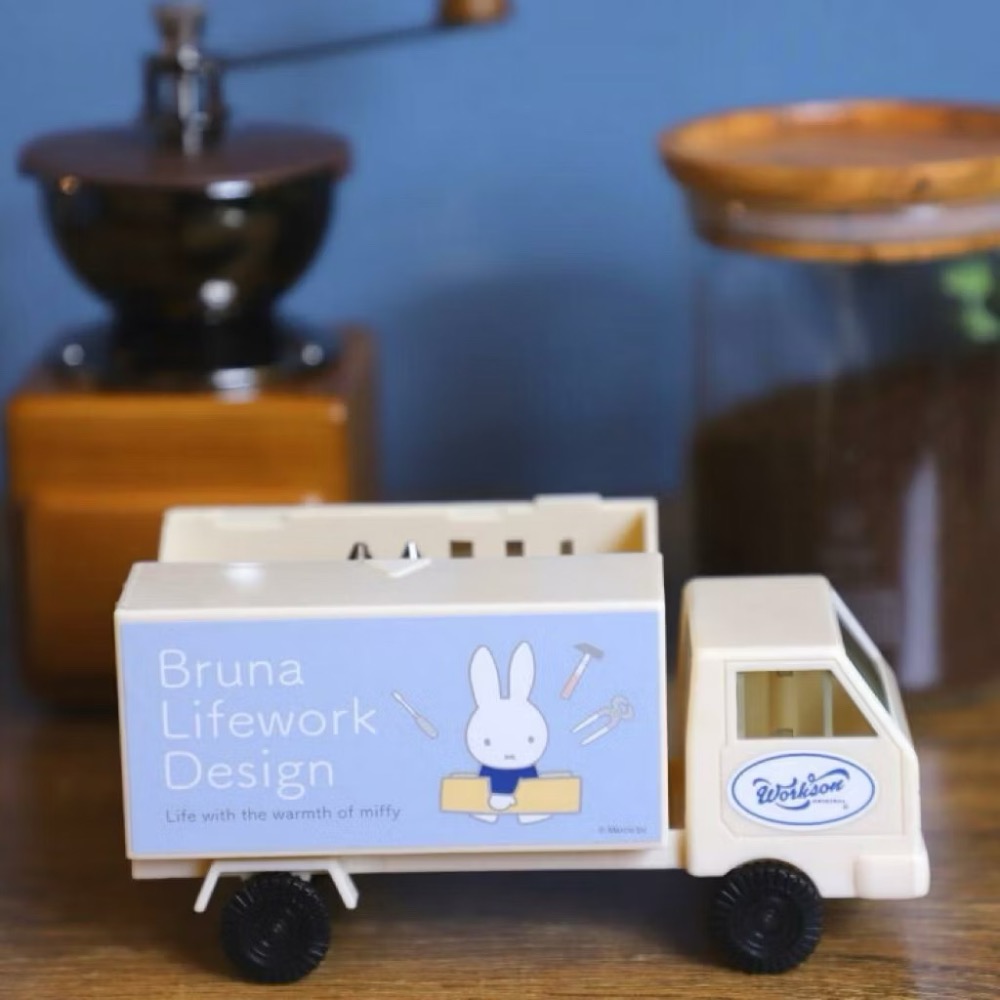 現貨❤️日本🇯🇵Miffy 米菲兔卡車造型工具組-細節圖3