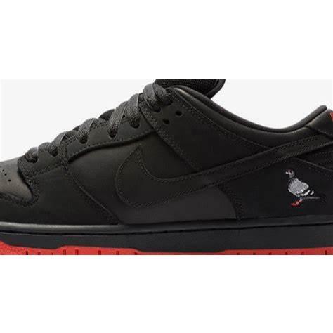 NK SB Dunk Low Black Pigeon-細節圖2