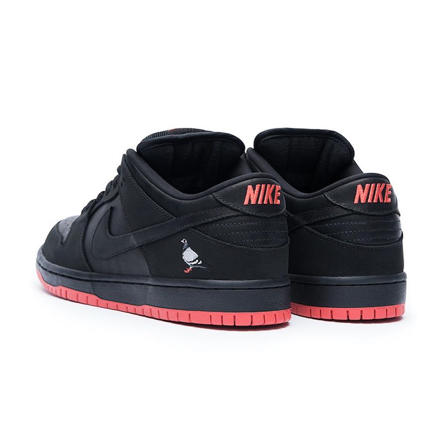 NK SB Dunk Low Black Pigeon-細節圖5