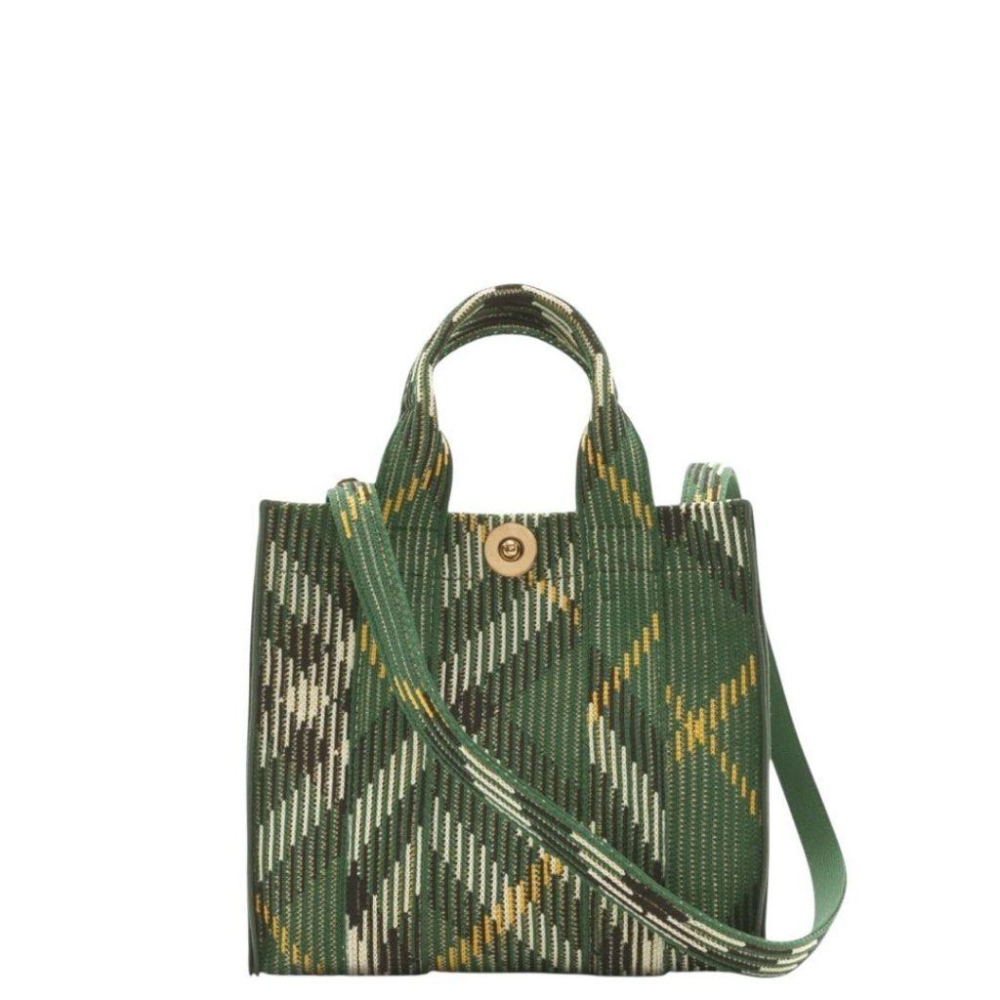 Bur Mini Checked Knitted Tote Bag 迷你格紋針織手提包｜托特包｜斜肩包｜肩背包｜格紋-細節圖7