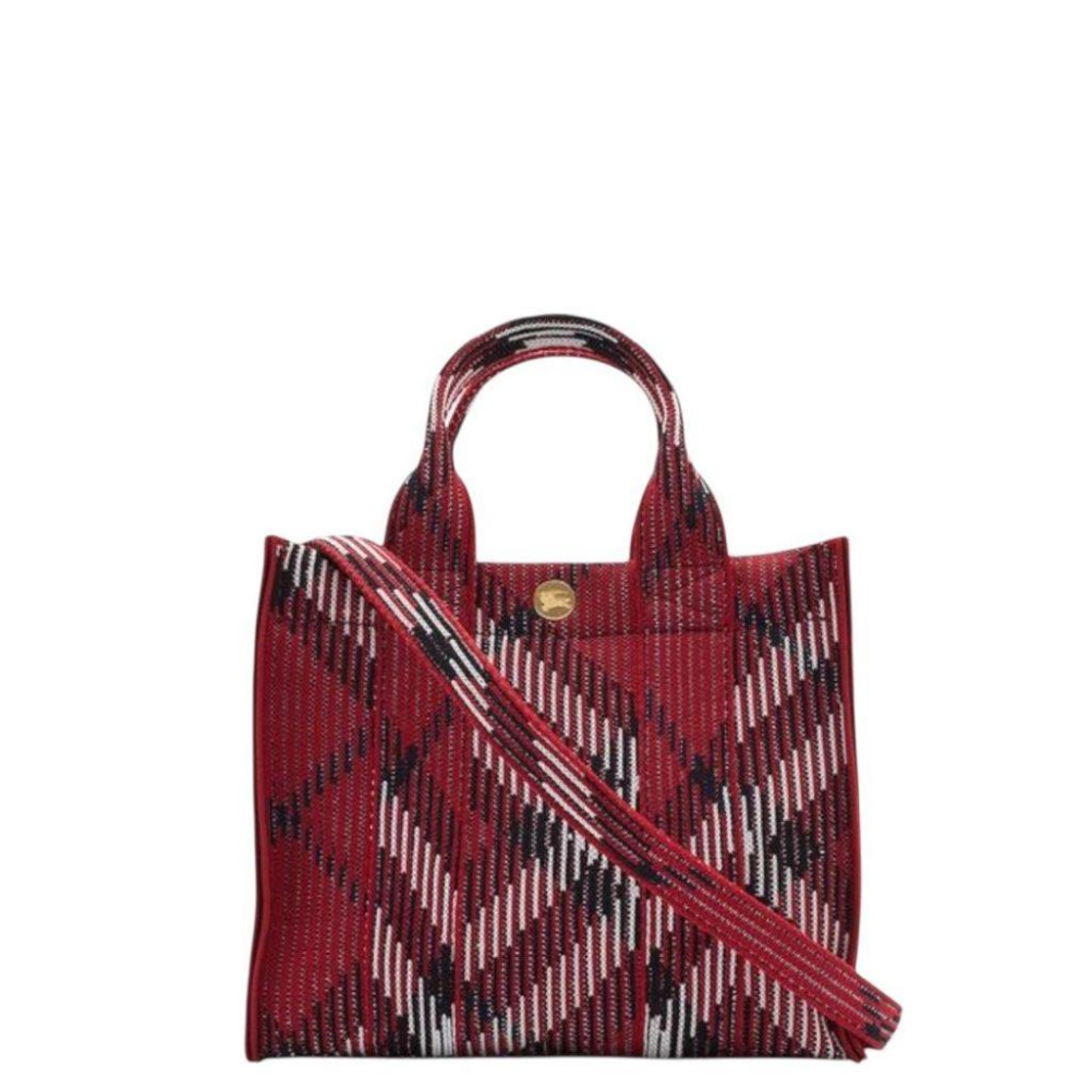Bur Mini Checked Knitted Tote Bag 迷你格紋針織手提包｜托特包｜斜肩包｜肩背包｜格紋-細節圖9